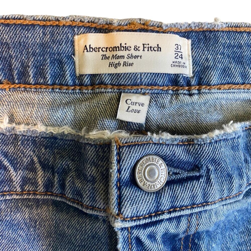 NWT Abercrombie & Fitch Mom‎ Short High Rise Size 37/24 - Picture 3 of 6